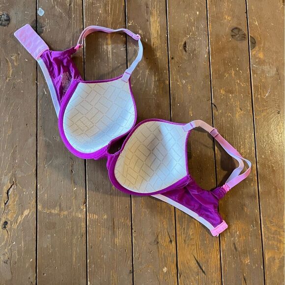 VS Uplift Semi Demi Padded Pink Bra - Picture 4 of 9